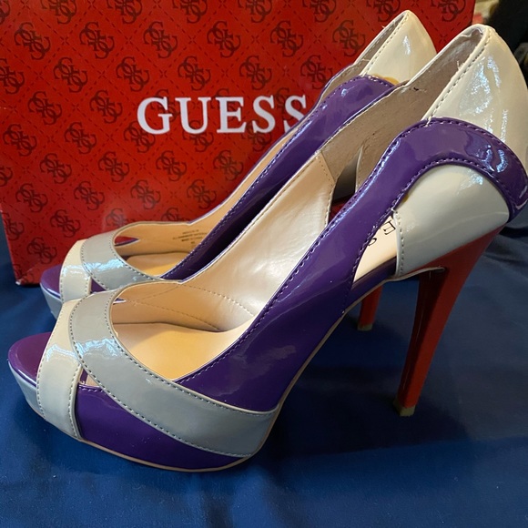 Guess Shoes - Guess Peep Toe Platform Heel